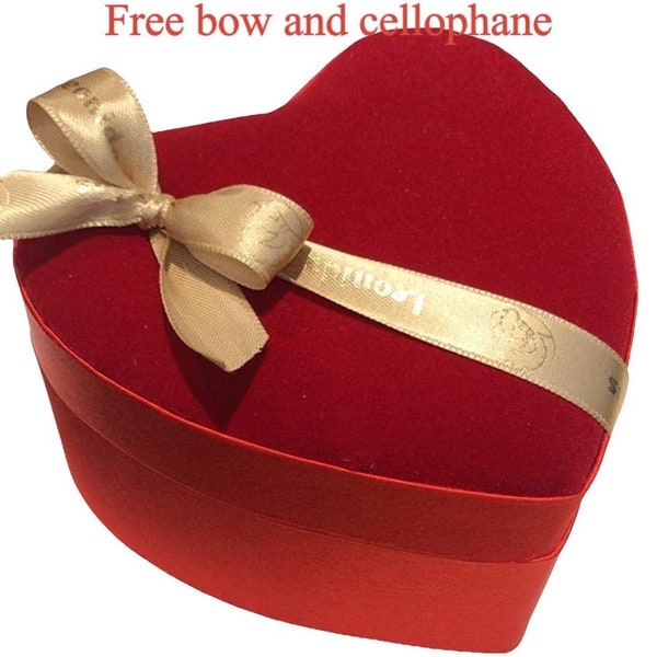 Coffret cadeau chapeau en forme de coeur rouge vide faites vos propres paillettes grand petit moyen rouge rose noir blanc rond carré anniversaire de mariage