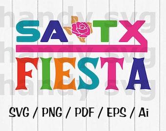 Fiesta Squad, SVG PDF PNG EPs Instant Digital Download