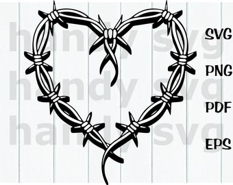 Heart Svg,  SVG PNG PDF Eps Instant Digital Download Clipart Vector Outline Stencil