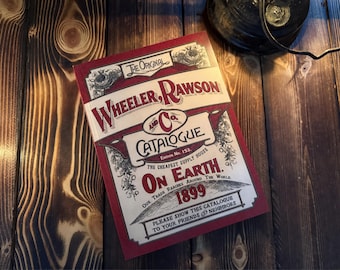 Handmade RDR2 Catalog, 128 Readable Pages, Vintage Collector Book