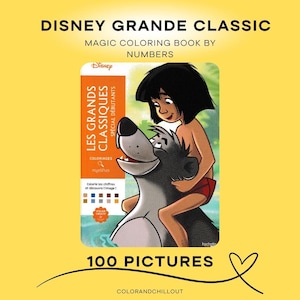 Målarbok GRAND CLASSIC / les grands classiques specialdebutanter / Utskrivbar / Digital konst
