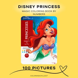 Coloring book Princess / Princesses / Printable / Digital art