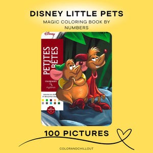 Livro de colorir Pequenos animais de estimação / Para imprimir / Arte digital