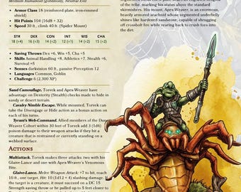 The Sunken Sunder: The Dual-Domain | 5e Campaign & VTT Token Bundle | Unveil a brutal, three-dimensional hunting trap in the arid wastes!