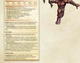 Ruinbringer Dreadknight – 5e Digitaler Statblock