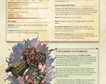 Hill Giant – 5e Digitaler Statblock