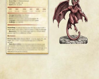 Hellfire Scud (Minor Imp) – 5e Digitaler Statblock
