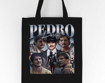 Pedro Pascal Tote Bag, Fireflies Bag, Pedro Pascal Fan Gifts, Pascal Tribute Celebrity, Gamer Gift Tote, Custom Tote Bag, Personalized Gifts