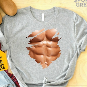 Maglia muscoli finti deals
