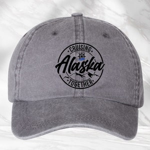 Cruising Together Alaska Hat, Cruise Souvenir Cap, Cruise Vacation Hat, Alaska Cruise Trip Cap, Cute Winter Cruise Cap Gift for Him
