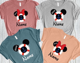 Custom Disney Family Cruise Matching Shirt, Personalized Family Cruise Vacation Shirt,Matching Cruise Trip Shirt,Disney Mickey Minnie Cruise