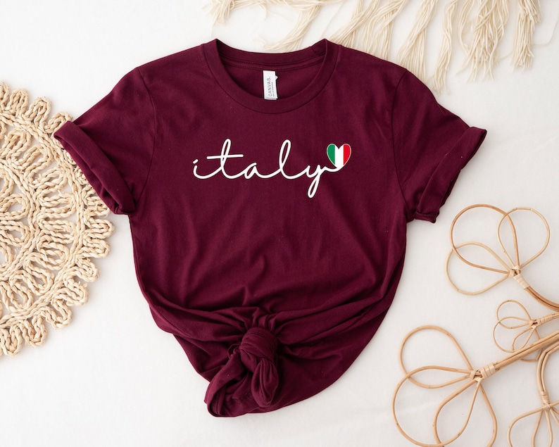 Italy Shirt, Italy Vacation T-shirt, Love Italy Shirt, Italy Family Trip Shirt, Italian Shirt, Italy Gifts, Italy Travel Shirt, Ciao Shirt afbeelding 8