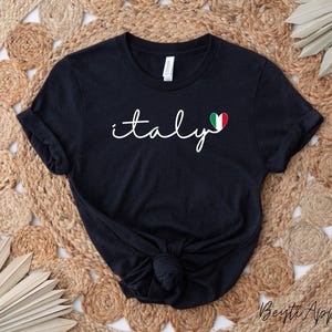 Italy Shirt, Italy Vacation T-shirt, Love Italy Shirt, Italy Family Trip Shirt, Italian Shirt, Italy Gifts, Italy Travel Shirt, Ciao Shirt afbeelding 1