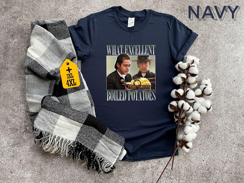 Boiled Potatoes Funny Meme T-Shirt, Pride and Prejudice Tee, Fitzwilliam Darcy Shirt, Bennett Dole Shirt, Movie Graphic Tee image 7