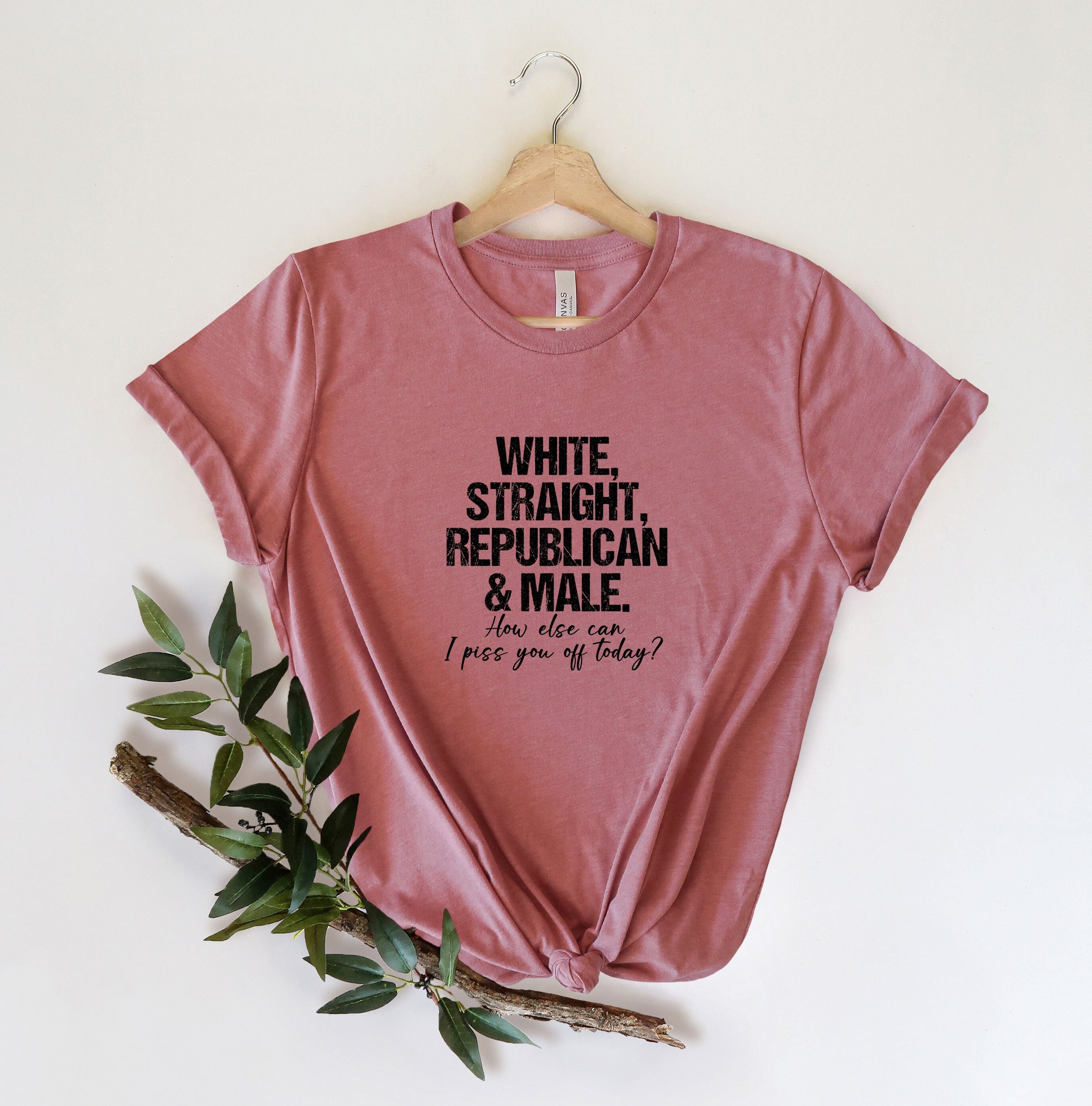 White Straight Republican Male How Else Can I Piss You Off Today T-Shirt White Straight Republican Male How Else Can I Piss You Off Today T-Shirt