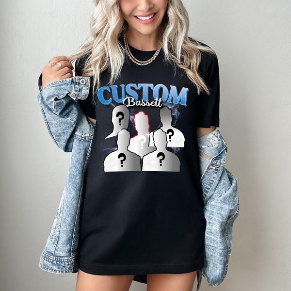 Custom Photo Text Shirt, Personalized Shirt, Customize Your Own Shirt, Custom Made Shirt, Custom Funny Rap T-Shirt, Custom Image Shirts