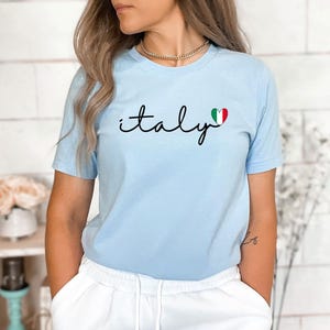 Italy Shirt, Italy Vacation T-shirt, Love Italy Shirt, Italy Family Trip Shirt, Italian Shirt, Italy Gifts, Italy Travel Shirt, Ciao Shirt afbeelding 5