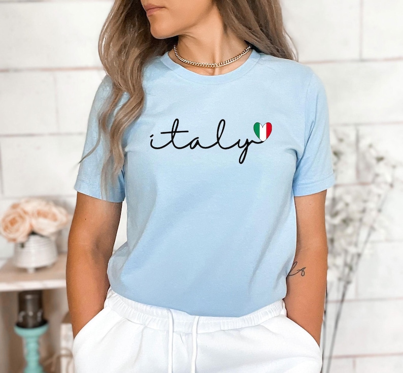 Italy Shirt, Italy Vacation T-shirt, Love Italy Shirt, Italy Family Trip Shirt, Italian Shirt, Italy Gifts, Italy Travel Shirt, Ciao Shirt afbeelding 5
