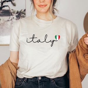 Italy Shirt, Italy Vacation T-shirt, Love Italy Shirt, Italy Family Trip Shirt, Italian Shirt, Italy Gifts, Italy Travel Shirt, Ciao Shirt afbeelding 4