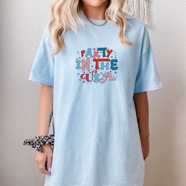 Party In The Usa Shirt, America Shirt, Patriotic Shirt, Fourth Of July Shirt, USA Flag Shirt, Memorial Day Shirt, 4th Of July Shirt