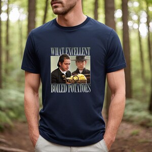 Boiled Potatoes Funny Meme T-Shirt, Pride and Prejudice Tee, Fitzwilliam Darcy Shirt, Bennett Dole Shirt, Movie Graphic Tee image 5