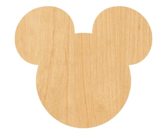 Mickey Mouse oren houten kinderwagen teken