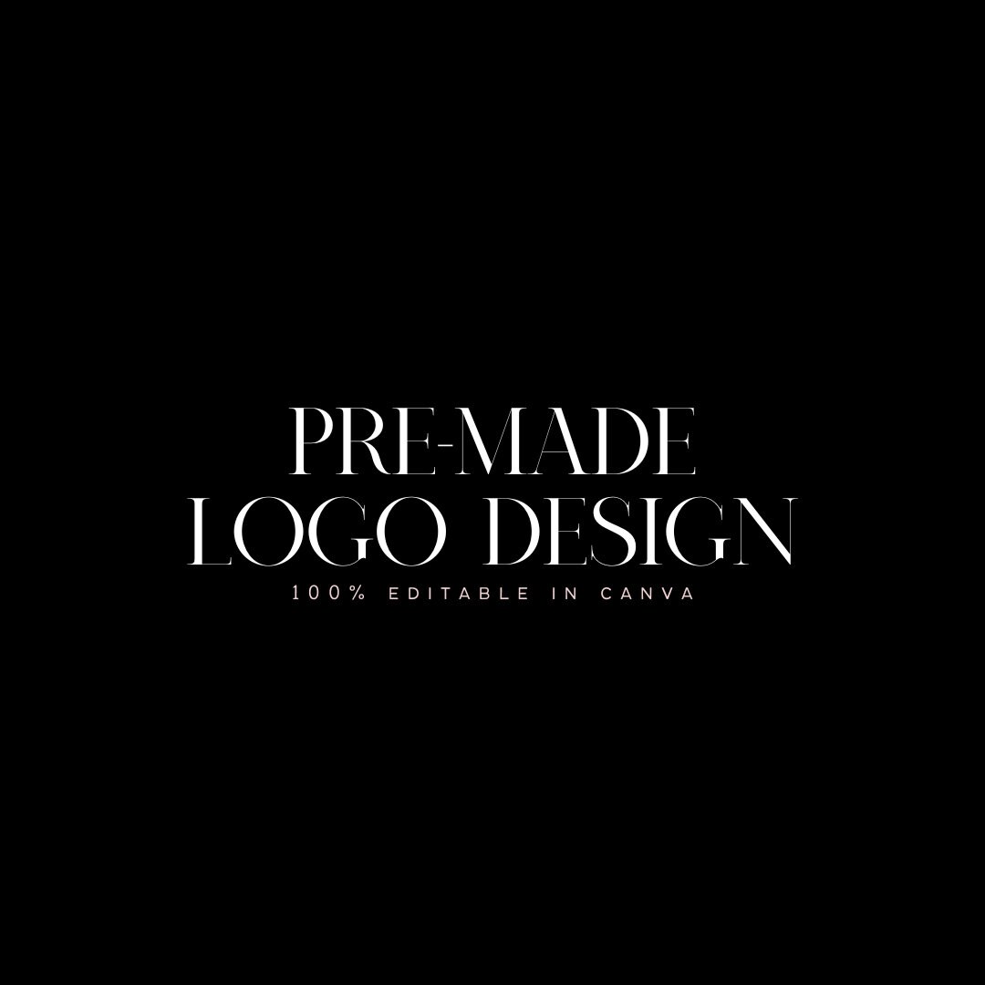 Luxury Pre Made Canva Logo Branding Package Etsy
