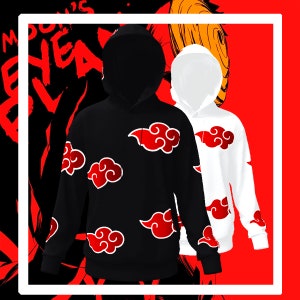 Akatsuki Cloud Logo by daily-merch-store  Black and red, Akatsuki, Anime  merchandise