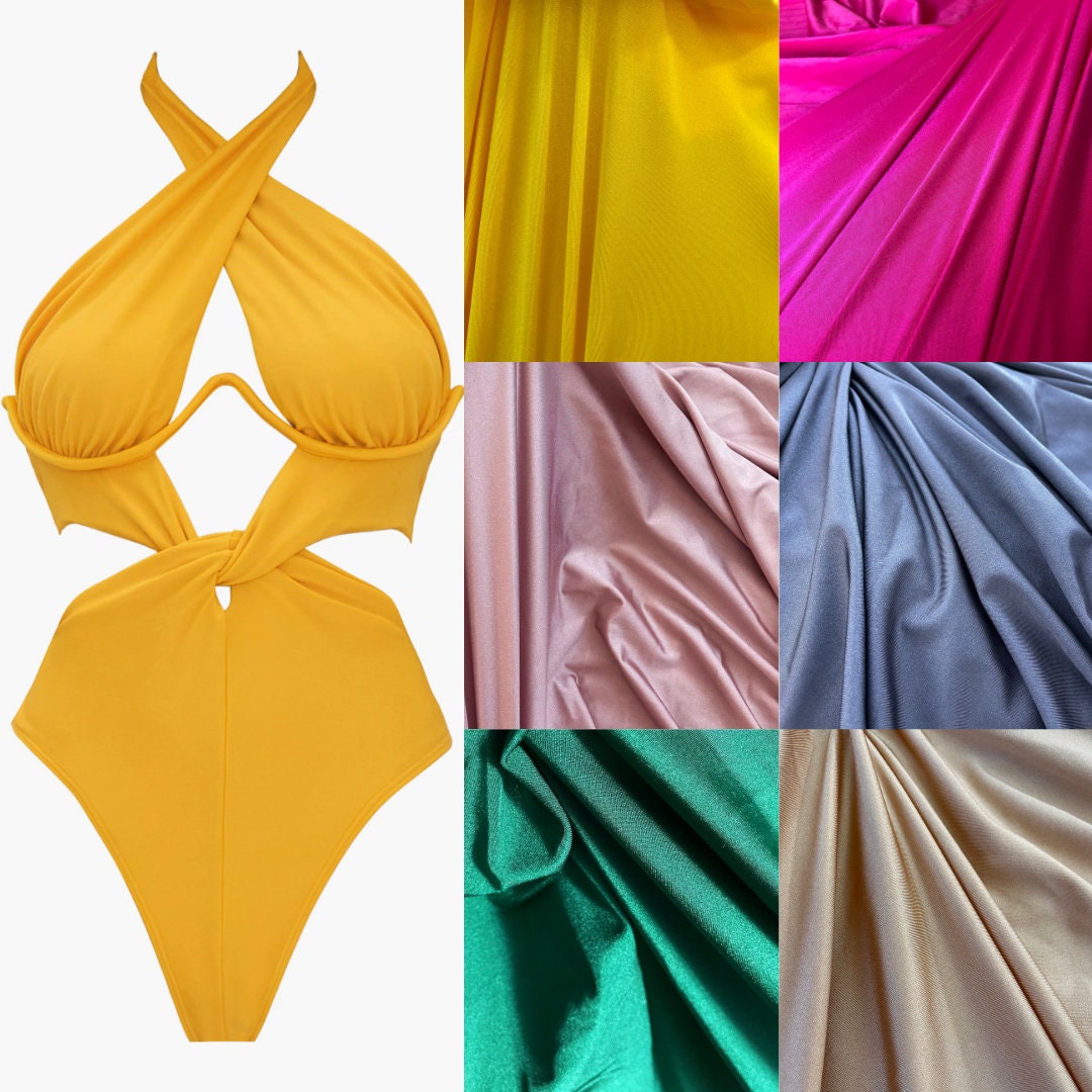 Stretch Spandex Nylon by Yard,stretch Nylon Fabric,4way Stretch Fabric ...