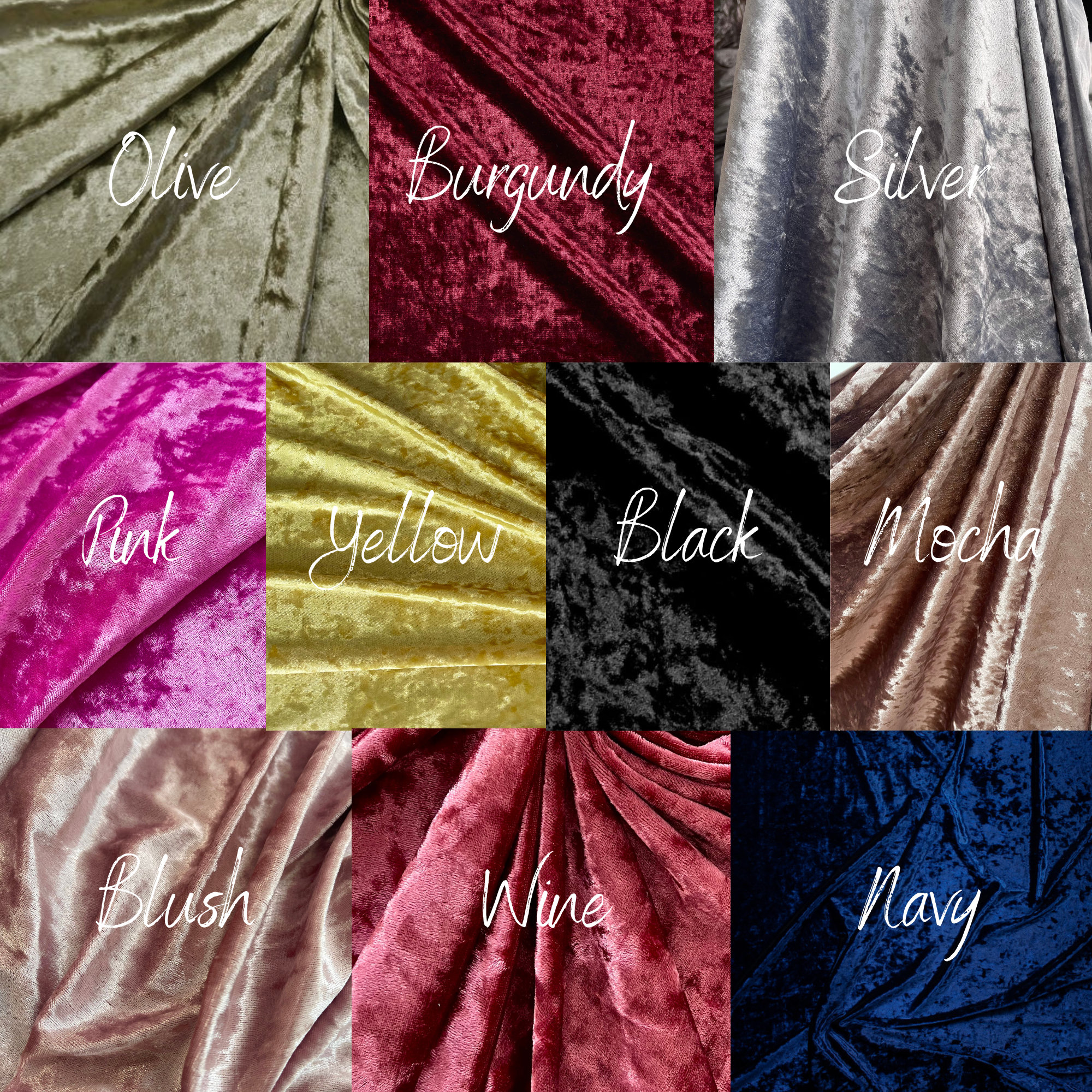 Crushed Velvet Fabric by Yard, Stretch and Soft Velvet for Curtains, 4 Way  Stretch Velvet Fabric for Scrunchies, Bows, Costumes 