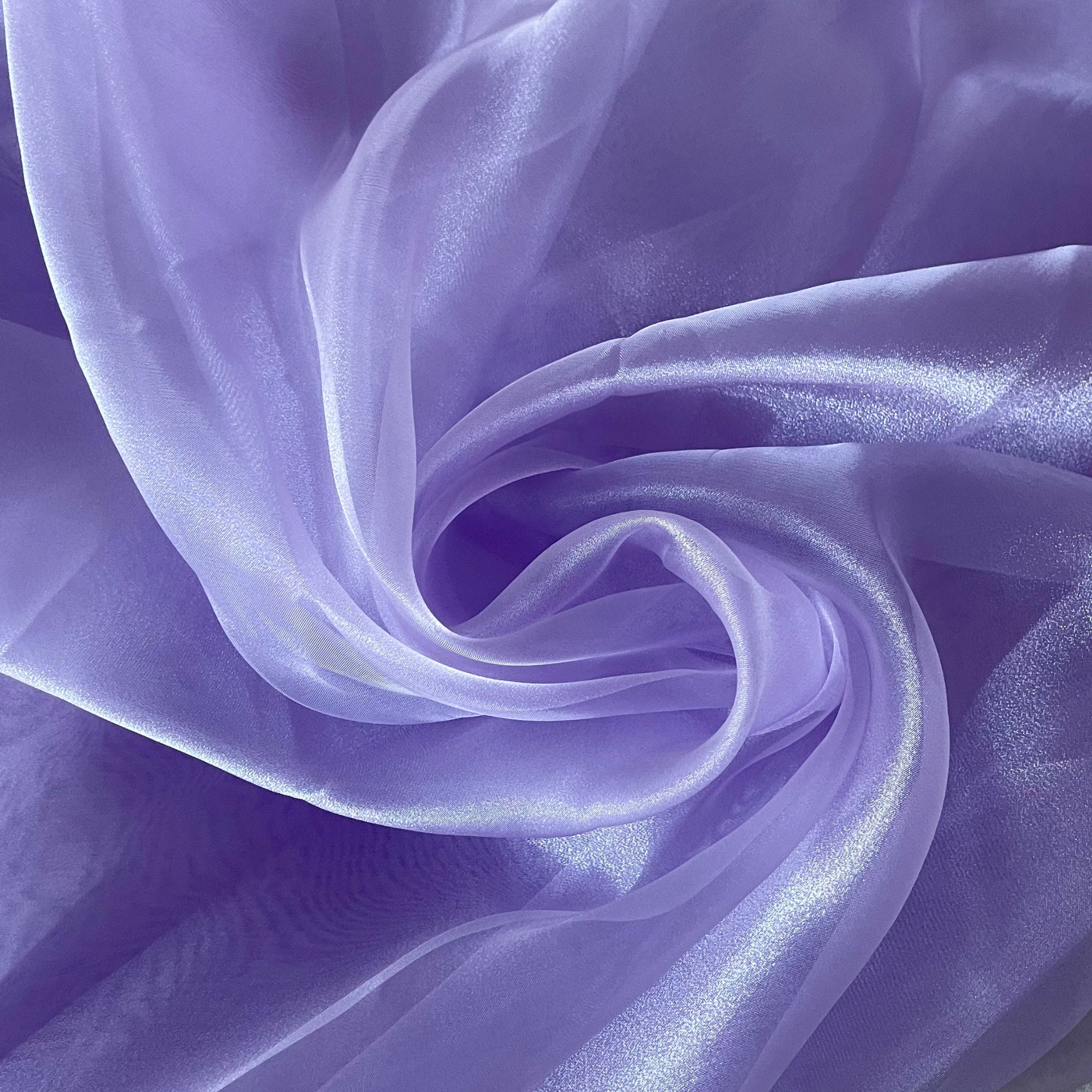 Lavender Sheer Organza Fabric by Yard Light Weight Soft Fabric for Apparel Transparent Purple Fabric for Decor organza for Fluffy Dress Etsy UK