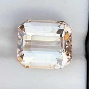 Natural Topaz Loose Gemstone, Beautiful Sherry Color, Faceted Emerald Shape, Jewelry Size Topaz Cut Stone, November Birthstone, 14.80 Carat