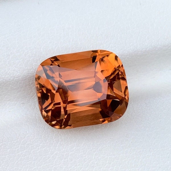 Rich Brown Topaz Gemstone, Natural Topaz Cut Stone, Cushion Shape, Rich Brown Color, Loupe Clean, Topaz For Ring, Topaz Jewelry, 11.60 Carat