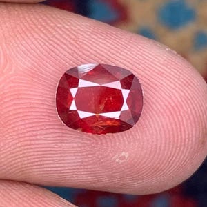 Rare Tantalite Loose Gemstone, Natural Reddish Brown Tantalite Cut Stone, Fine Cushion Cut For Ring, Tantalite From Afghanistan - 1.90 Carat