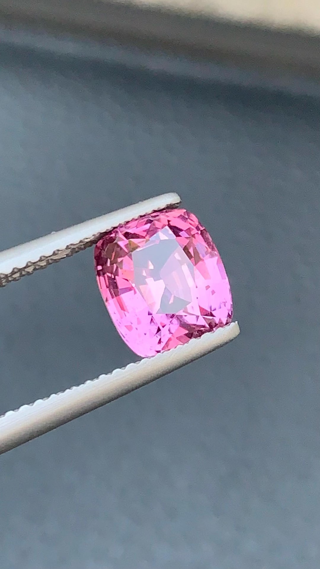 Pink Pink Normal Normal Heat Pink Sapphire Ringstone: 3.05 CT Cushion Cut Gemstone - Etsy