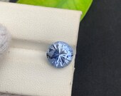 Aquamarine Loose Gemstone, Brilliant Round Cut, Ring Jewelry Size Faceted Aquamarine Gemstone, March Birthstone- 2.80 Carats.
