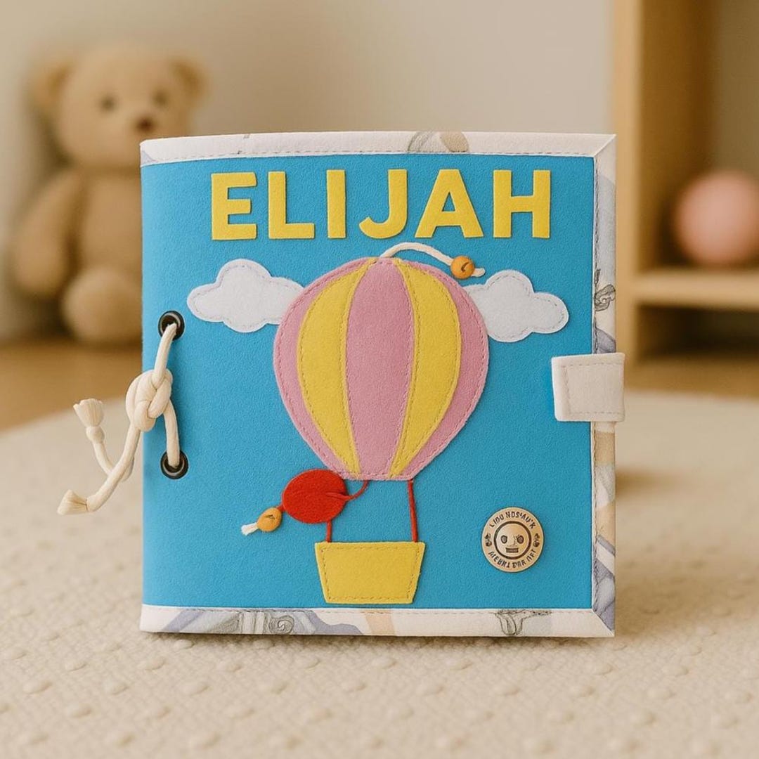 Quiet Busy Book, Quiet Baby Book With Colors/shapes, Felt Book for Fine ...