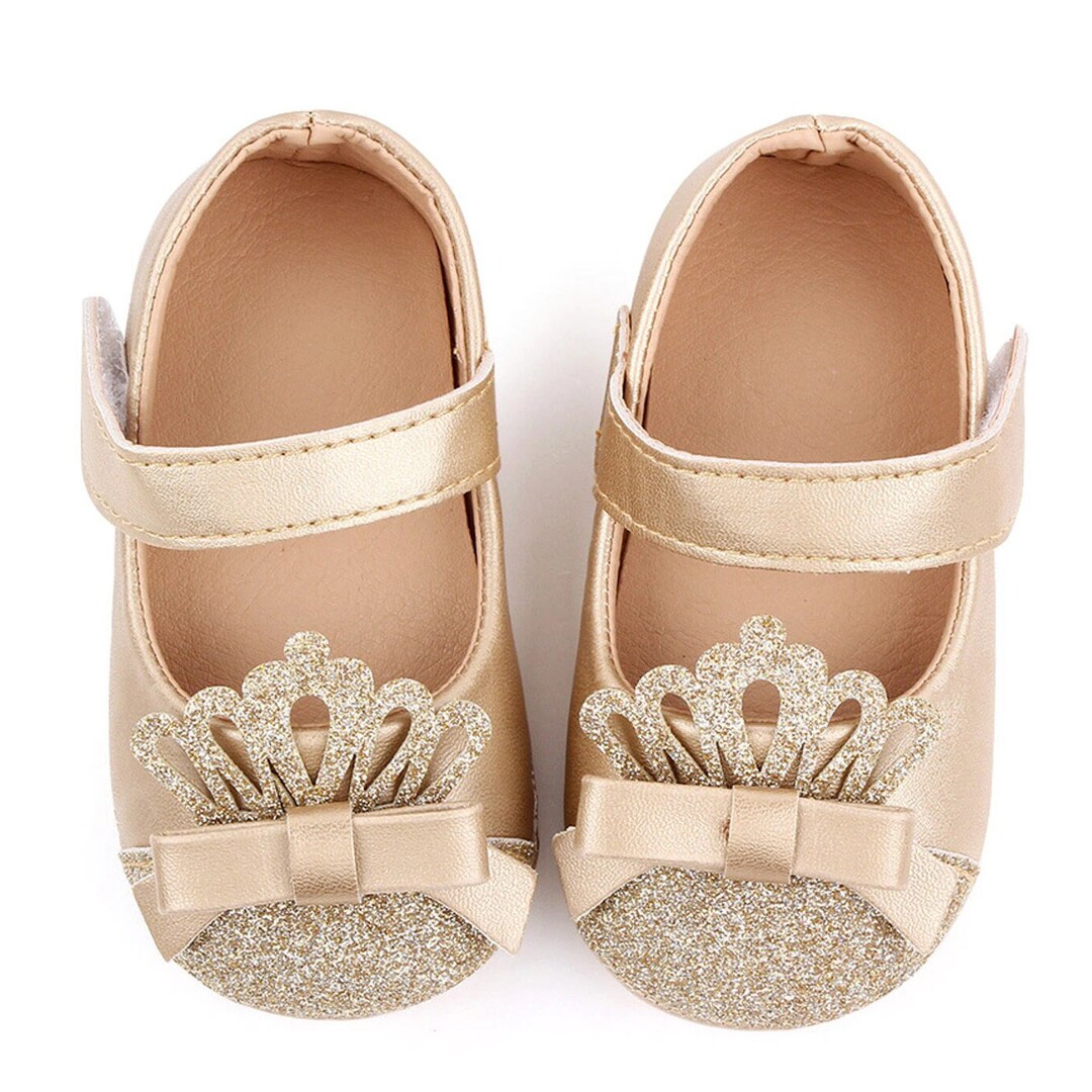 Princess Shoes Baby Girl Shoes Mary Jane Baby Shoes Infant Etsy