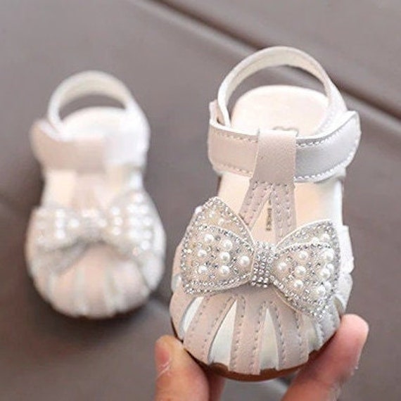 Buy Baby Girl Shoes Baby Girl Sandals Summer Baby Shoes Beaded Online in  India - Etsy