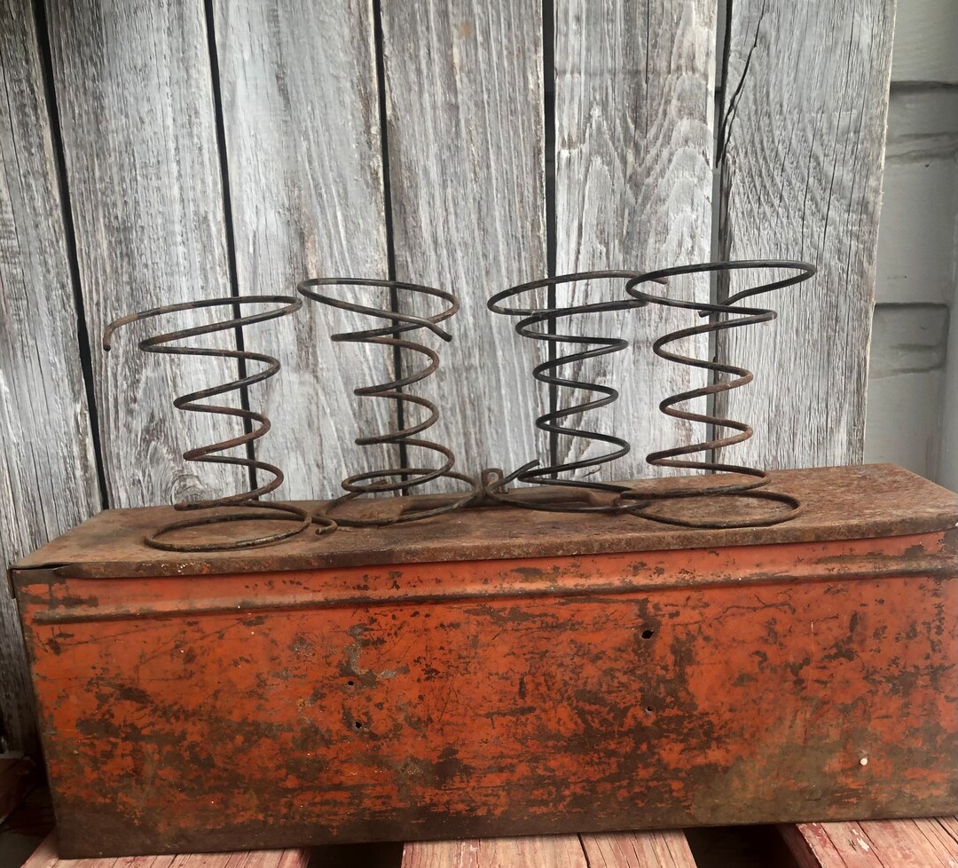 4 Vintage, Rusty Springs, Farmhouse, Shabby, Country, Salvage Decor BS ...