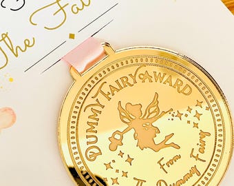 Dummy Fairy MEDAL and Dummy Fairy LETTER! Fairy Gold Coin and Fairy Dust. Binkie Fairy Letter, Soother Fairy Letter & Pacifier Fairy Letter