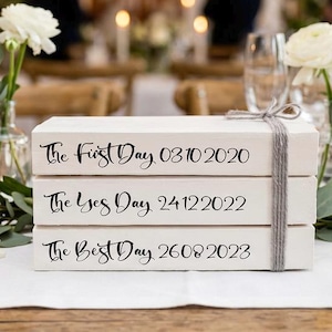 Calendrier de mariage personnalisé : décoration de table personnalisée, cadeau de la Saint-Valentin