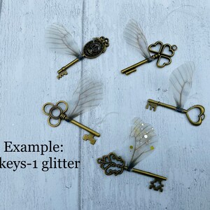 Magical Flying Keys! Christmas Tree Winged Keys, Magic Party Decor ...