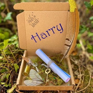 Kit de Hada de los Dientes para NIÑO - Carta de Hada de los Dientes - Juego de Hada de los Dientes personalizado para niño - Letra personalizada, polvo de hada y alas