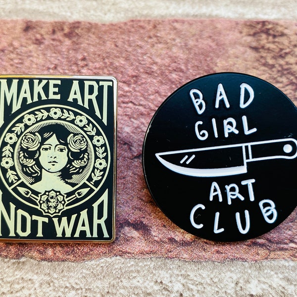 Artist Enamel Pin Etsy