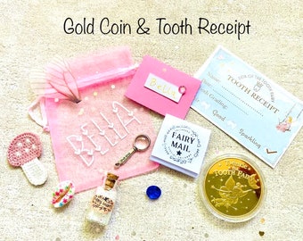 Girl’s Tooth Fairy Kit- Tooth Fairy Letter with Fairy Dust