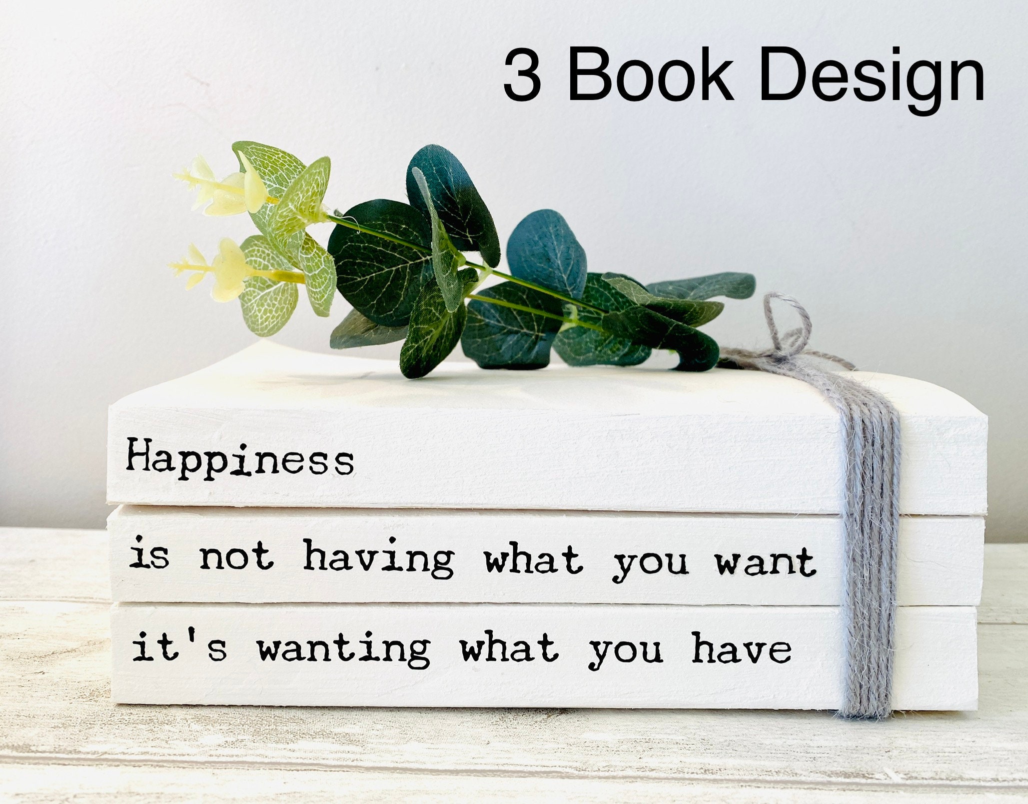 Exood 3 Piece Take Quote Decorative Book Set,Fashion Decoration Book,Hardcover Book for Decor | Fashion Designer Books,Fashion Design Book Stack