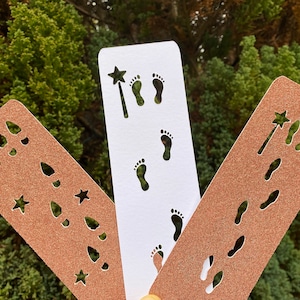 Fairy Footprints Stencil- Fairy Penpal- Evidence A Fairy has Moved In! Proof a fairy is staying Fairy Footsteps Stencil Kit & Fairy Gift Set