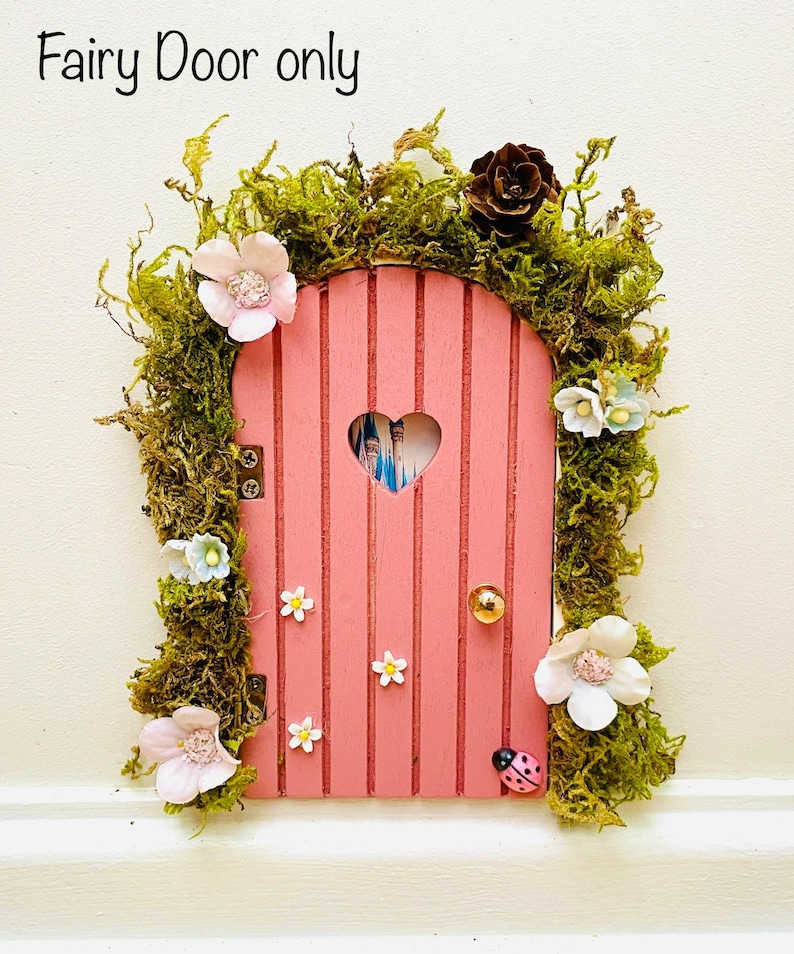 Deluxe Opening FAIRY DOOR With Glowing Windows, Ladder & Fairy Postbox ...