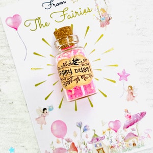 5 Fairy Party Bag Fillers- Fairy Dust Bottles perfect for a Fairy Party or Wedding Favours -mini Fairy Dust Bottles! Fairy Party Decorations